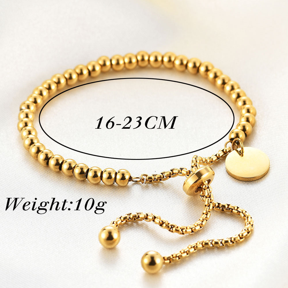 Pulsera ajustable enchapado en oro