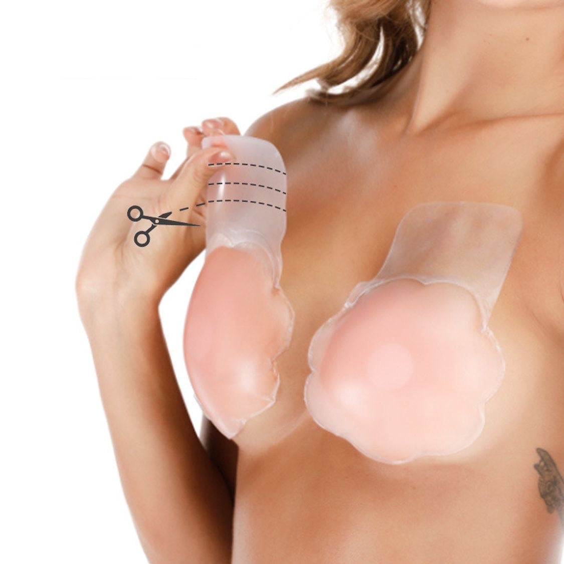 Sujetadores de pecho en gel